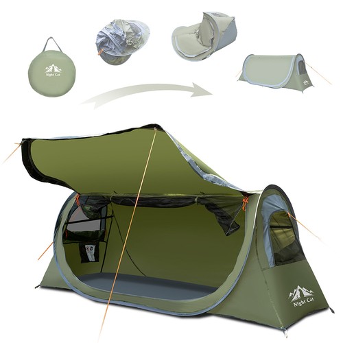 Tenda cabina istantanea verde