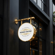 Insegna Luminosa LED Doppia Lato Box - Insegna Pubblicitaria Negozio Illuminata Esterno