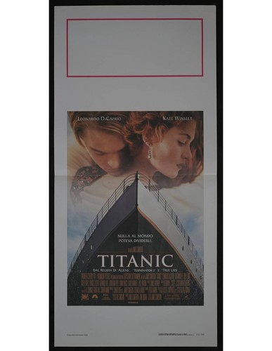 Locandina titanic leonardo - titanic, di