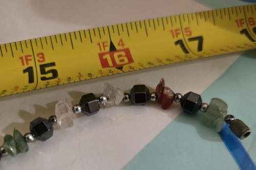 Collana con ciondolo - , perle