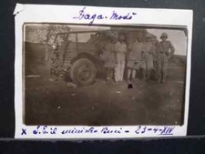 Fotografia Foto Colonie Etiopia 1936 Daga Modò Ministro Vinci Autoblinda KK3588