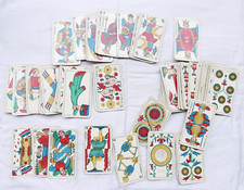 MAGIA MAZZO TAROCCHI MODIANO TRIESTE 1930 78 CARTE DA GIOCO VINTAGE ESOTERISMO