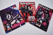 3 GREAT International KISS Magazine Covers: Rolling Stone 2012, musix-’99, ‘08