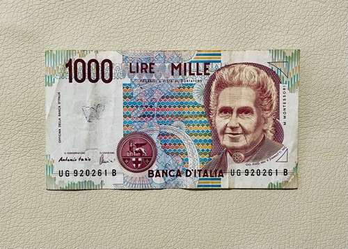 Banconota mille 1000 lire - 1000,