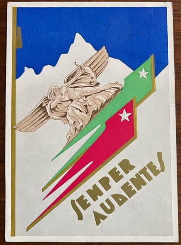 Cartolina militare scuola - militare, "scuola