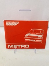 Manuale Tecnico Officina AUSTIN ROVER METRO - anno 1981   NC35