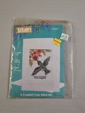 Kit punto croce colibrì gola