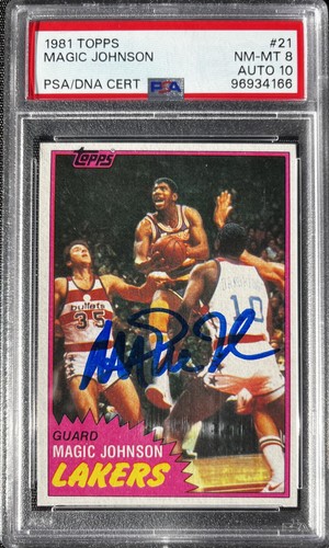 1981 topps magic johnson - 1981, #21