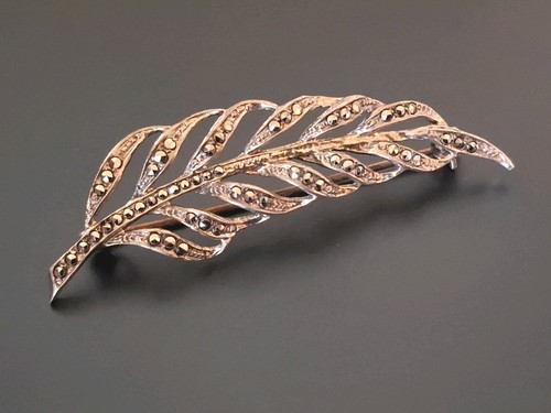 Spilla art dèco argento - spilla,