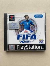 Gioco PS1 "FIFA 2001" in ottime condizioni con libretto e custodia originali