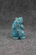 Bear zuni fetish - fetish, carving