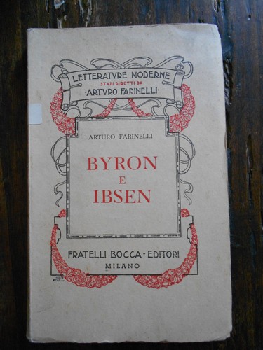 Arturo farinelli byron - farinelli,, "byron