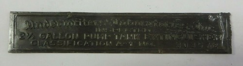 Estintore serbatoio pompa