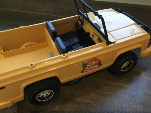 Barbie safari jeep mattel - barbie,