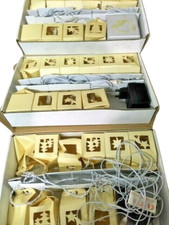 Stock 3 Catene Catena Di 10 Luci Con Lanterne In Carta Luce Natale Natalizia