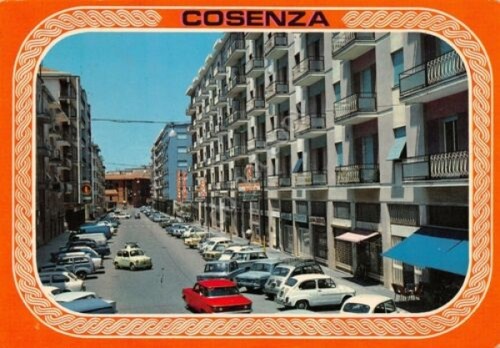 Cartolina cosenza corso italia - cartolina,