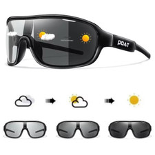 Occhiali da Sole Fotocromatici per Ciclismo Antivento Sportivi Protezione UV400