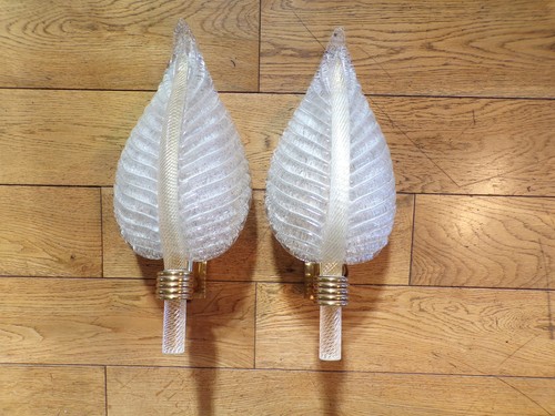 Barovier paire applique - barovier,