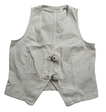 Gilet Zara in denim con doppia