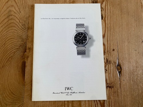 Original iwc watch booklet - original,