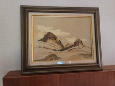 TED MONTZ Signed Original Landscape Painting, Prominent Houston Artist, 1967