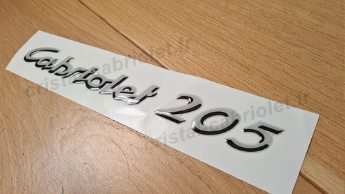 Repro sticker cabriolet 205 - repro,