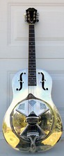 Epiphone Dobro Hound Dog Metalbody Nickel Resonator Chitarra + CUSTODIA & SLIDE