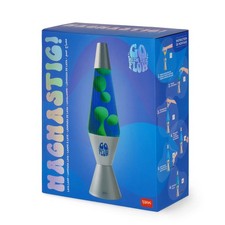 LAMPADA LAVA lavalamp MAGMASTIC lamp SILVER argento