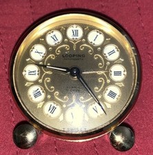 Holiday🎄 Special•OROLOGIO DA VIAGGIO AD ANELLO-8 giorni-movimento svizzero. Antico