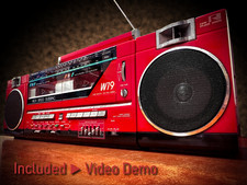SANYO RED BOOMBOX 🌈RaRe🌈