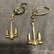 Portachiavi in ottone ancoraggio senza stock portachiavi nautico marino da co...