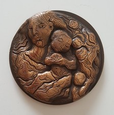 Medaglia di Floriano Bodini 'Alleanza assicurazioni . Popolari . Vita