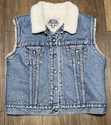 Vintage levis denim sherpa - levis,