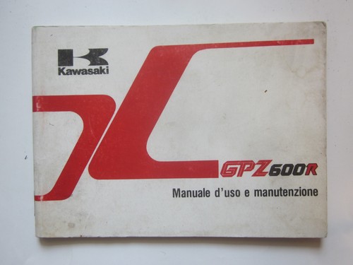 Kawasaki gpz 600 manuale uso - kawasaki,