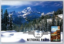 #4043 Wonders of America Pacific Crest Trail Maxi Card con Annullo Parchi Nazionali