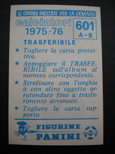 FIGURINA PANINI CALCIATORI