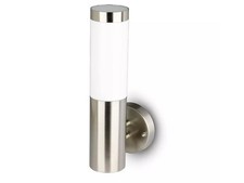 Applique Lampada da Parete Attacco E27 Acciaio Inossidabile Stile Candela IP44 P