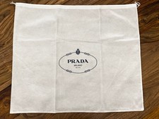 dust bag PRADA 60x50 cm. - in polypropylene Bianco 100% - NO COTONE 100%