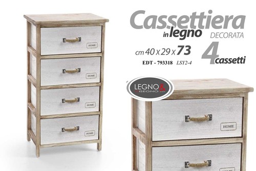 Cassettiera cassetti slim - cassettiera,