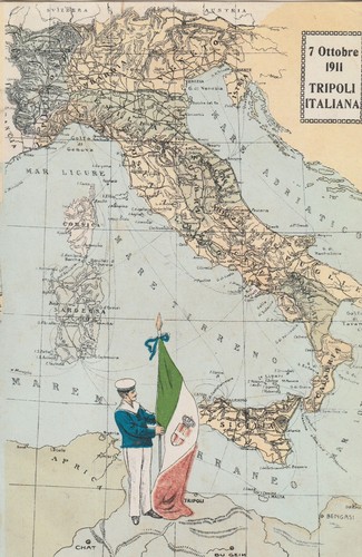 Cartolina cartina italia - cartina,