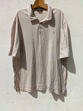 Ralph Lauren Polo T-Shirt Uomo A Righe ,Colore Beige , Taglia XL-XXL+