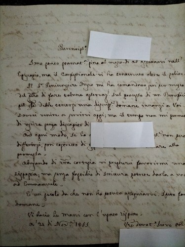 Cerreto sannita lettera - sannita-,