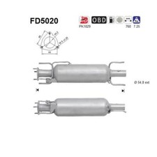 As FD5020 Fuliggine Filtro