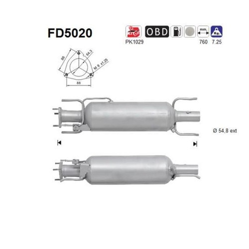 Fd5020 fuliggine filtro - as,