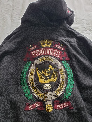 Felpa con cappuccio ecko - cappuccio,