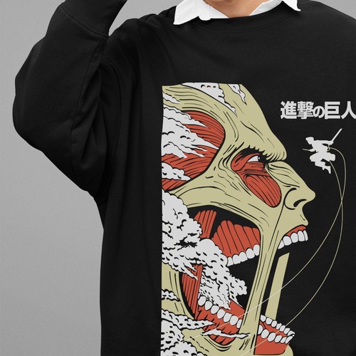 Felpa attack titan - felpa, on