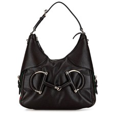 Gucci hobo pelle nera web - hobo,