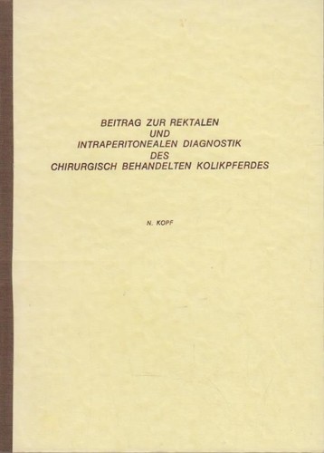 Beitrag zur rektalen und