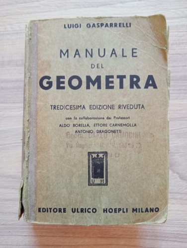 Manuale del geometra luigi - del,