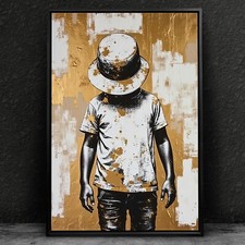 Golden banksy bambino - golden,